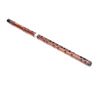 CHICIRIS G Key Bamboo Flute Dry Bitter Dizi 5 Year Shade Dried Bamboo Brass Joint 48.5 X 2cm Full Tone Straight Body for Beginners Performance Grade Examination