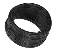 CHICIRIS Galvanized Iron Wire Tie, Flat Black Craft Gardening Cable Storage, with Material, for Toys Electronic Products and More