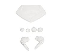 CHICIRIS Gaming Earbuds Low Latency Wireless Headphones with Mic for Gaming, Sound Quality for Pro Gamers, 2 Pairs Earbuds for E-Sports Fans (White)