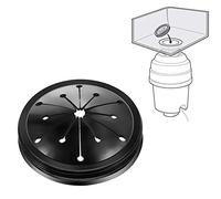 CHICIRIS Garbage Disposal Splash Guard, Durable Kitchen Sink Stopper for Food Waste, Easy to Replace, 80mm, 1/2/3PCS (Black 1PCS)