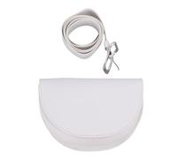 CHICIRIS Golf Rangefinder Waist Bag, Waist Pack with PU Leather and Adjustable Belt for Golf Rangefinders, Size 6.9x4.7x1.4 Inches for Balls Accessories (White)