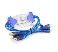 CHICIRIS Ground Loop Isolator Automotive Isolation Filter, 4 Channel Car Noise Filter, Gold Plated Noise for Elimination, Ideal for DIY Car Upgrades