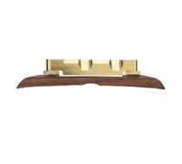 CHICIRIS Guitar Bridge, Adjustable Height Metal Rosewood Floating Bridge for Archtop Jazz Guitars, with Gold Wheels and Posts for Enhanced Tone and Playability