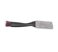 CHICIRIS Guitar Fret Brush String Cleaner Tool Dual Headed Guitar Cleaning Brush with Stiff Soft Bristles for Deep Dust Removal Fretboard Maintenance