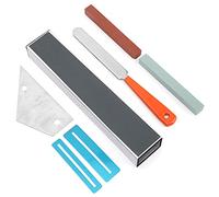 CHICIRIS Guitar Luthier Tool Kit, Professional Fret File and Rocker Leveling Tool for Repair Polishing, with Fingerboard Guard for Guitar Bass Fretboard Protection