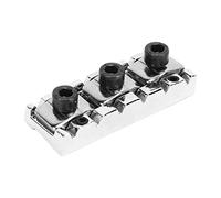 CHICIRIS Guitar Nut, Zinc Alloy Locking Nut with Wrench Screws for Electric Guitar Floyd Rose Tremolo Bridge, 7 String Replacement Parts for Musicians (Silver)