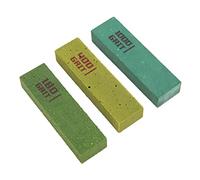 CHICIRIS Guitar Polishing Blocks Rubber Fret Erasers 3 Pcs Elastic Rubber for Fret Polishing and Sanding Cuttable Fine Medium Coarse for Guitar Bass Ukulele Repair Users