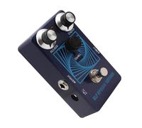 CHICIRIS Guitar Reverb Effector Analog Spring Reverb Pedal for Electric Guitar Pedal, 9V DC Power Supply, Infinite Sustain Dwell Control, Depth Knob, Dark Blue Color, Aluminum Alloy