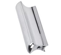 CHICIRIS Guitar Slide Bar Kit, Stainless Steel, Metal Anti- Picks for Electric Guitar Players, Includes 1 Slide Bar and 4 Picks (Silver)