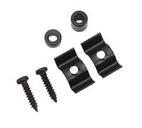 CHICIRIS Guitar String Retainer, Iron Compact Guide Roller for Electric Headstock Replacement, Easy Install for Bass Guitar Players (Black)