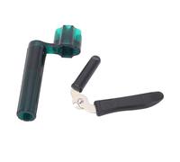 CHICIRIS Guitar String Winder and Cutter Set, Bridge Pin Peg Remover Tool with Metal Plastic Material, for Bass Mandolin Banjo Ukulele String Instrument Maintenance (I14 Black and Green)