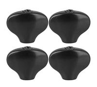 CHICIRIS Guitar Ukulele Tuning Peg Knobs Small Fish Tail Shape Shaft Handle Caps Replacement Machine Head Buckle (Black)