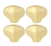 CHICIRIS Guitar Ukulele Tuning Peg Knobs Small Fish Tail Shape Shaft Handle Caps Replacement Machine Head Buckle (Gold)