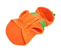 CHICIRIS Halloween Pumpkin Dog Clothes Autumn Fluffy Clothes Sun Protection for Medium and Large Dogs (M)