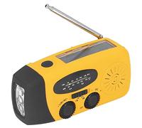 CHICIRIS Hand Crank Solar Radio, 1200mAh Emergency Radio with Flashlight and Phone Charger, for Outdoor Camping Emergency Home Use (Japanese model)