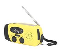 CHICIRIS Hand Crank Solar Radio, 1200mAh Emergency Radio with Flashlight and Phone Charger, for Outdoor Camping Emergency Home Use (Japanese model)