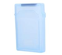 CHICIRIS Hard Disk Protection Box Sturdy Anti-static Moisture-proof Case for 2.5in HDD SSD ABS Construction (Blue)