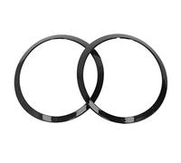 CHICIRIS Headlight Trim Ring Glossy Black Headlight Bezel Trim ABS Pair OE 51137149905 51137149906 Exact Fit for Mini R55 R56 R57 R58 R59 Left Right Replacement
