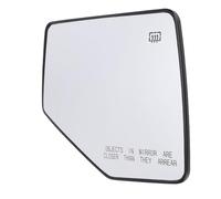 CHICIRIS Heated Mirror Glass, Polished Heated Side Mirror Glass Snap On Replacement, Fast Defrost and Defogging, High Precision Fit for Sport Trac Mountaineer 2006 to 2010 (Right 6L2Z17K707A)