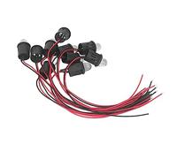 CHICIRIS High Brightness 10 Mm 12 -V Pilot Lighting Display LED Diode Light for Autoboot 10PCs (White)