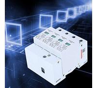 CHICIRIS High-Definition 4P Protector Module 40KA for Low Voltage Protection, 1 Unit in White