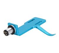 CHICIRIS High-end Phono Headshell Kit with Connector Cable, Suitable for Most Phonograph, 4 Cables, 2 Pairs of Screws, Excellent Quality for Music Enthusiasts (Blue)