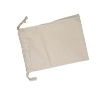 CHICIRIS Home Plain Cotton Drawstring Storage Bag - Large Capacity, Eco-Friendly, Machine Washable - for Laundry, Camping and More (15 * 20cm)