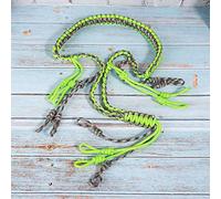 CHICIRIS Hunting Necklace and Whistle Lanyard, Durable Paracord for Duck Calls, Comfortable Neck Support for Outdoor Enthusiasts, Fluorescent Green, 1 Unit (Fluorescent Green)
