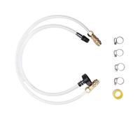 CHICIRIS Hydraulic Steering Bleed Kit, Leak Free PVC Marine Bleeding System for Hydraulic Steering, Easy Install with Brass Fittings for Boat RV Outboard Sterndrive Inboard (GL-088 for Boat)