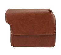 CHICIRIS Instant Camera Case, Mini Instant Camera Bag Skin Friendly Button Flap PU for Outdoor (Brown)