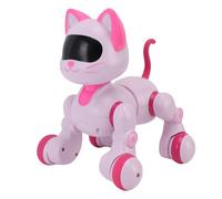 CHICIRIS Interactive Robot Cat, Remote Control Dancing Singing Programmable Touch Sensing Pet Toy with LED Eyes Music, STEM Educational Kids