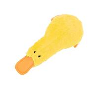 CHICIRIS Interactive Squeaky Plush Dog Toy Bite-Resistant Cute Bird Chew Toy for Dogs Puppies, Easy to Clean for Poodle/Shih Tzu, 9.1x5.5in (Yellow)