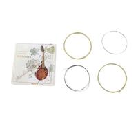 CHICIRIS IRIN M101 Mandolin Strings Full Set Bronze Wound Stainless Steel Silver and Golden Color .010 to .034 Warm Bright Tone for Mandolin Players Practice