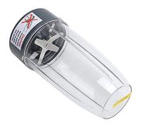 CHICIRIS Juicer Cup with Extractor Cross Vane/Wing Replacement Compatible for 600W 900W Blender Easy Install for Juicing Enthusiasts Material: ABS+Stainless Steel Color As Shown 32OZ