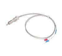CHICIRIS K Type Thermocouple, High Precision Compression Spring Thermocouple for Temperature Measurement, Solid Appearance From 0°C to 400°C, 1m Silicon
