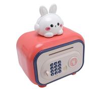 CHICIRIS Kids Piggy Bank Childrens Money Box Toddler Savings Jar with Fingerprint Password Protection Biometric Lock 7.09x5.51x5.12in Large Capacity for Finance Education Allowance