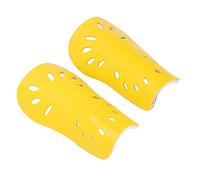 CHICIRIS Kids Soccer Shin Guards, Perforated Breathable Protective Soccer Gear Children Shin Guards Toddler for Toddlers (Yellow)