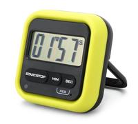 CHICIRIS Kitchen Timer Digital Stopwatch ABS Large LCD Count Up or Countdown 99 Minutes 59 Seconds Loud Alarm with Magnet Stand for Cooking Shower Bathroom Classroom Kids (Green)