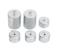 CHICIRIS Lab Weights Set Durable Plated Steel Weights for Experiment and Teaching, Includes 2 X 200g 4 X 50g