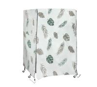 CHICIRIS Large Birdcage Covers for Outdoor Courtyards Gardens, Rainproof Sunproof Bird Cage Cover, 50.4x38.2x23.6in, Easy Care, Adjustable Light Control, Full Protection, Breathable (Leaves)