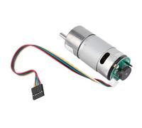 CHICIRIS Large Torsion Gear Motor with Encoder High Wear-Resistant 10~1500 Rpm Speed for Smart Devices 12/24V Power, Optimal 22 Kinds of Motor Selection (12V, rotation speed 300)