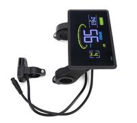 CHICIRIS LCD Display, High Definition Screen with Plug for Electric Bike Scooter Speedometer Battery Level Monitor, Real Time Speed Reading, Compatible with 24V 36V 48V 60V
