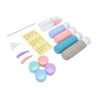 CHICIRIS Leakproof Silicone Travel Bottles for Toiletries, with No Drip Valve Caps Wide Opening for Shampoo Conditioner