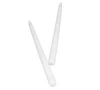 CHICIRIS LED Candle Light, Wiring Free Battery Powered Flameless Taper Candles Long Battery Life 2pcs Plastic for Birthday Party