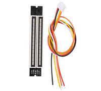 CHICIRIS Level Meter, Stereo Indicator Board Module, AGC Mode,for Professional Signal Monitoring, Strip Display Effects, Wide Operating Voltage Range, Bright Color Lights