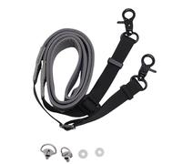CHICIRIS Lightweight Breathable Drone Remote Lanyard, Adjustable Neck Strap for RC, RC 2, RC Pro, RC Pro 2 Controller with Dual Metal Hooks and Threaded Lock System Grey Nylon PU Fit for