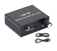 CHICIRIS LM40 Sound Passive Attenuator, Volume Control Knob with 6.5mm Mono and 3.5mm Stereo Ports for Studio Recording Conference Room TV Station