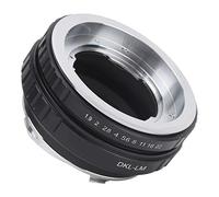 CHICIRIS Local Adapter Ring Robus Alloy Manual Focus Converter for Voigtlander/Schneider DKL An M9 Camera Body