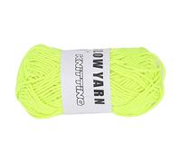 CHICIRIS Luminous Chunky Yarn Glow in the Dark Polyester for Knitting | Soft Sweat-wicking Crochet Cord for Baby Clothes, 164ft Long, Durable Machine Washable, Bright 8-hour Glowing Effect for