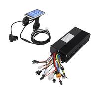CHICIRIS M5 LCD Display Brushless Motor Controller Kit 40A Sine Wave Controller with Reverse Protection Speed Control for 36V 48V 52V Cycle Lithium Conversion